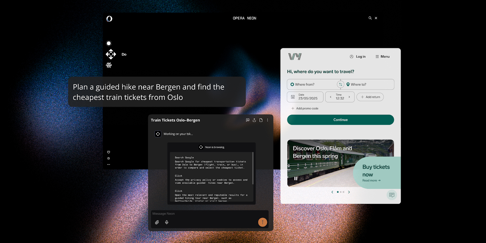 Opera представила Neon — браузер с ИИ, который делает всю работу за пользователя