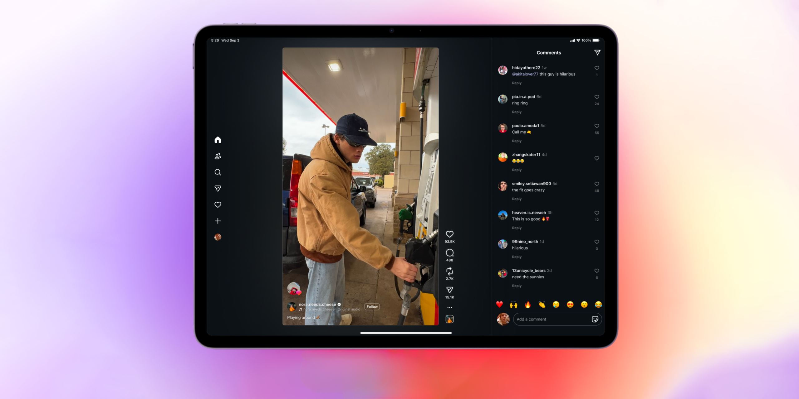Instagram ipad