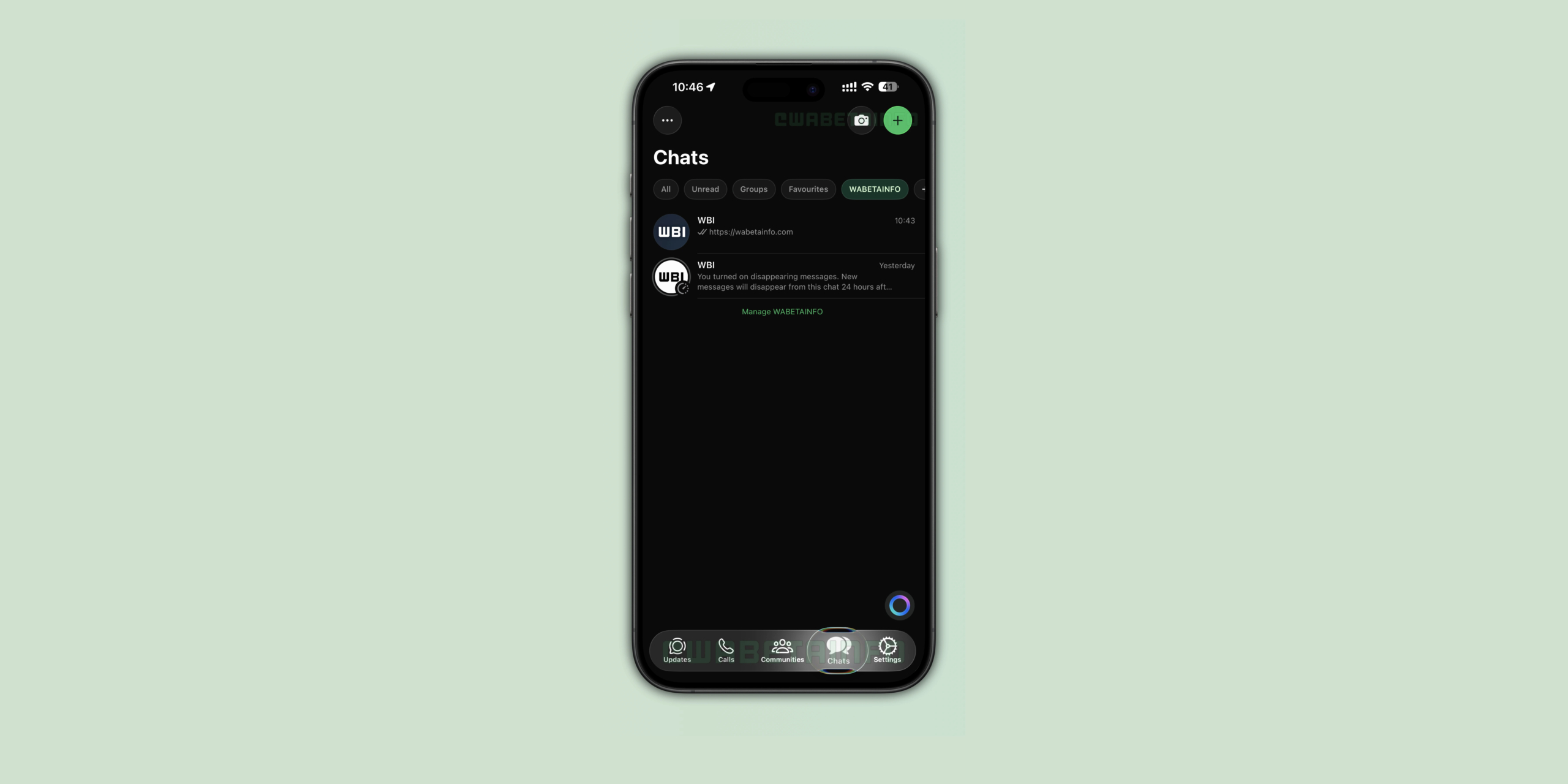 whatsapp Liquid Glass