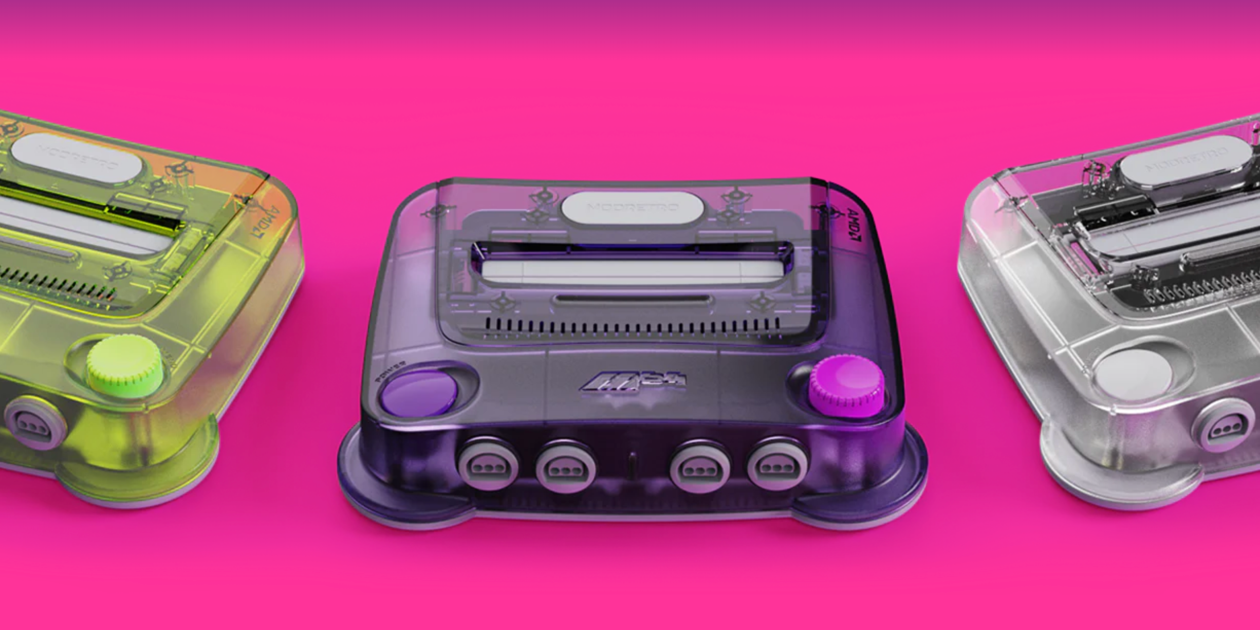 Представлен прозрачный аналог Nintendo 64 с 4K и оригинальным трёхзубым геймпадом Представлен прозрачный аналог Nintendo 64 с 4K и оригинальным трёхзубым геймпадом